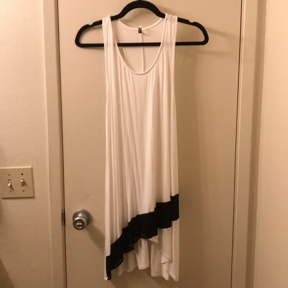 NWOT White loose tank dress - Picture 1 of 2